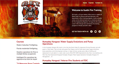 Desktop Screenshot of gustinfiretraining.com